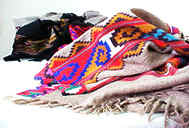 Colourful Design Patterns on Kullu Shawls