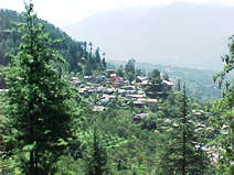 View of Naggar Village