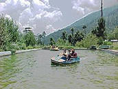 Boating in a Fun Park