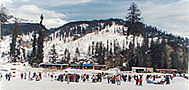 Solang Nallah in Winters